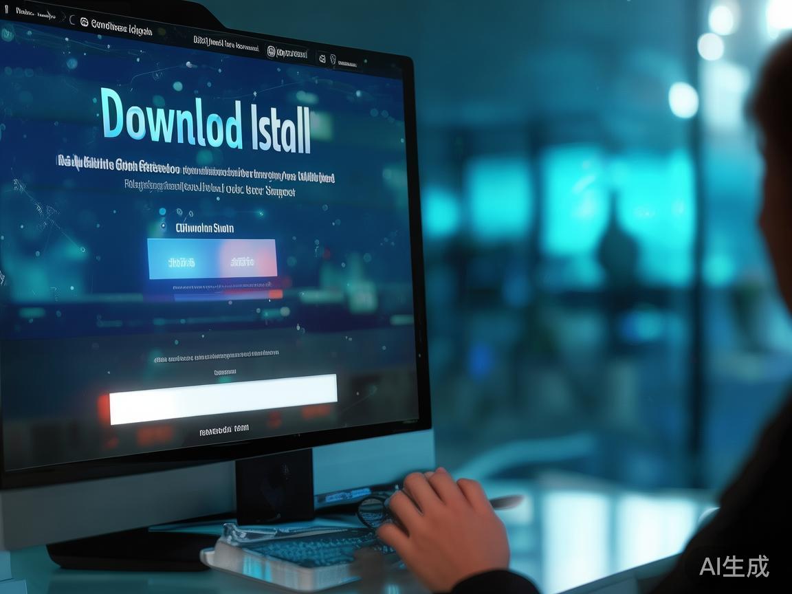 在正规渠道找到问鼎娱乐客户端下载页面后，点击“下载